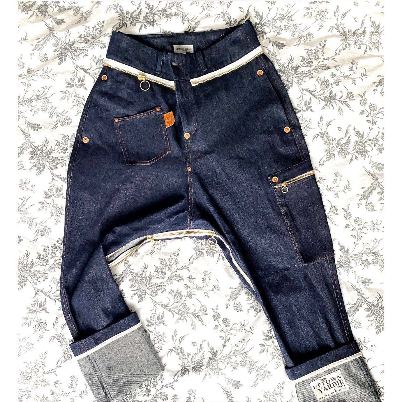 Uptown Yardie Tun Up! Utility Jeans (MADE TO ORDER