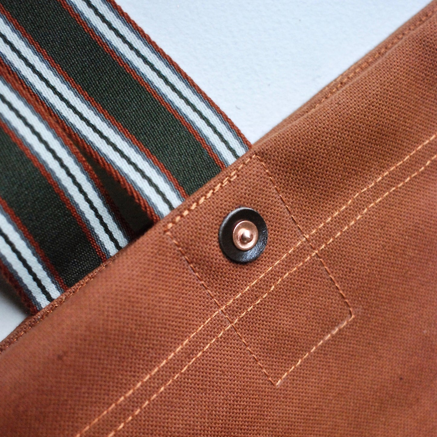 Scandal Tote Bag (Rust Canvas)