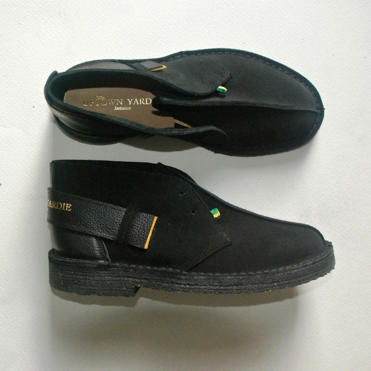 Yardie Boot Green Yellow Black